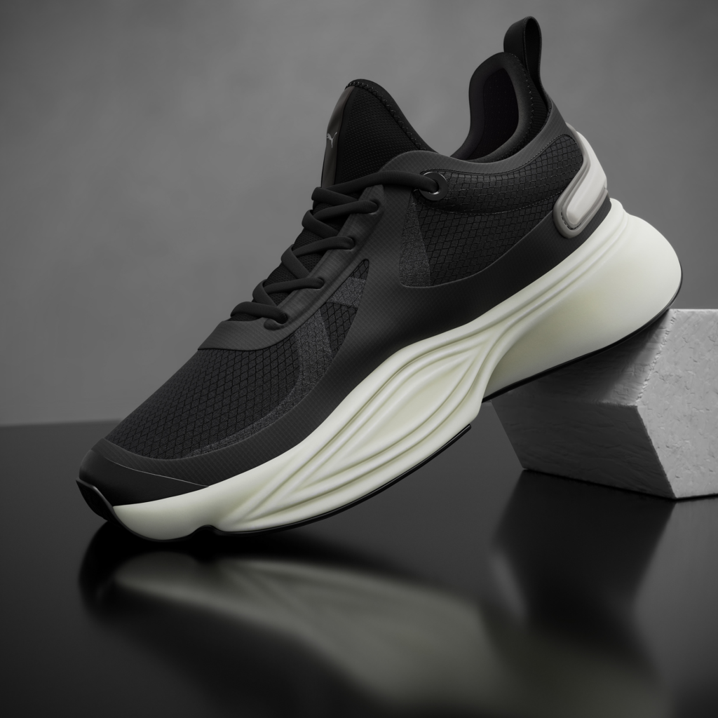 puma pwr xx nitro squared black white men sneakers 4